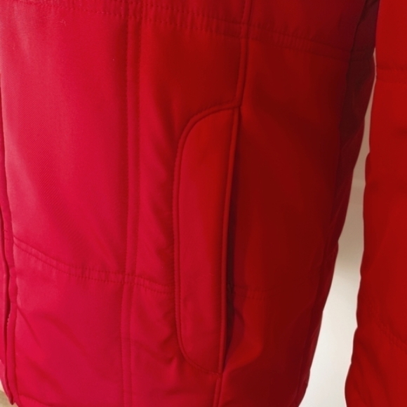 LONDON Fog Red Woman's Jacket with Removable Hood - Picture 5 of 15